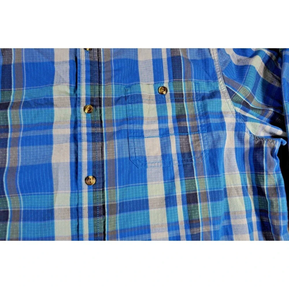 The North Face Mens‎ XL Long Sleeve Button Up Shirt Regular Fit Multicolor Plaid